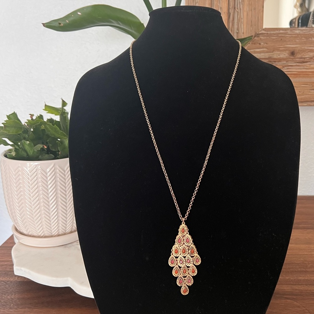 | Ruby Gems statement necklace |